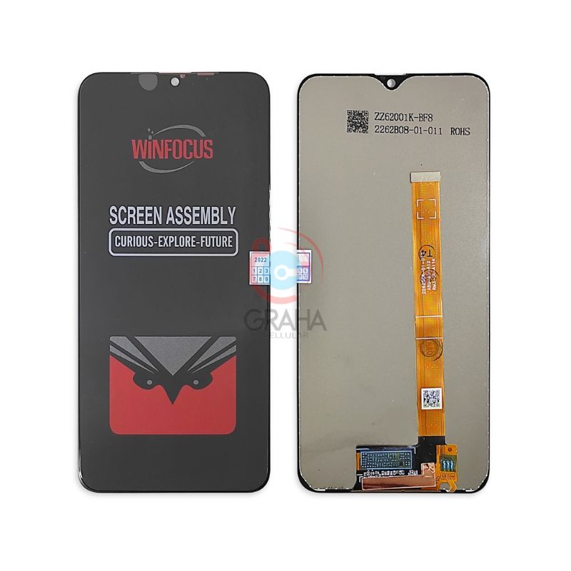 LCD FULLSET OPPO A5S CPH1909/LCD OPPO A7/OPPO A12 2020/REALME 3 RMX1821/OPPO A11K LCD TOUCHSCREEN CROWN SUPER ORIGINAL