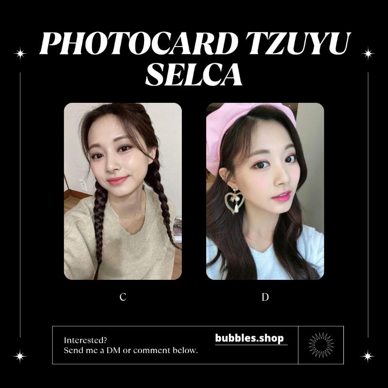 PHOTOCARD UNOFFICIAL TZUYU TWICE SELCA