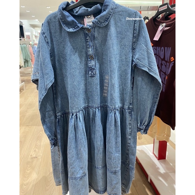 Nevada Dress anak perempuan lengan panjang (5-12tahun)