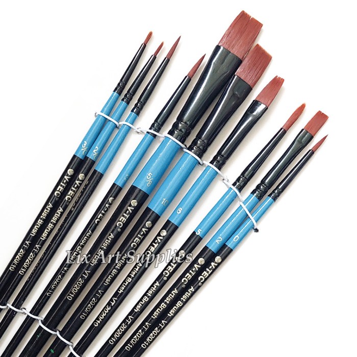 

Kuas Lukis Set 10 / V-Tec Brush Set 10 VT 2020