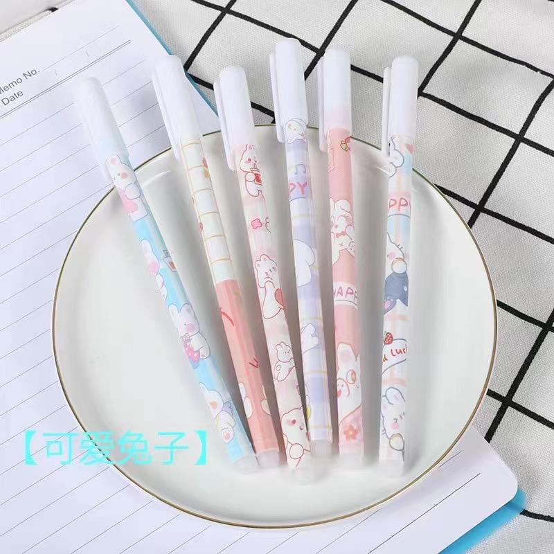 Pulpen Gel Tinta Bisa Dihapus-Bolpoin Gel Bisa Dihapus-lucu - mix warna