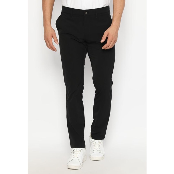Jack Nicklaus Duncan Celana Panjang Pria Slim Fit Hitam