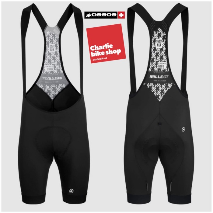 ASSOS MILLE GT BIB SHORTS BLACK