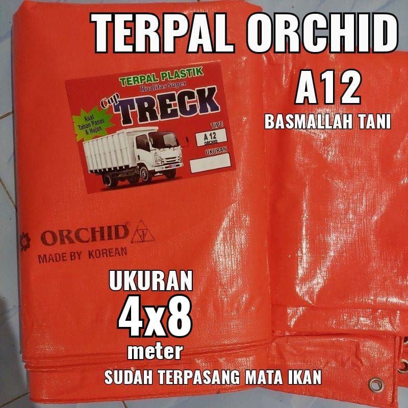 TERPAL ORCHID A12 UKURAN 4X8 meter merk TRECK