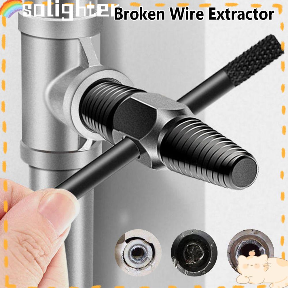 Solighter Broken Wire Extractor Rumah Tangga Keran Kran Segitiga Valve Pipa Pembuka Baut