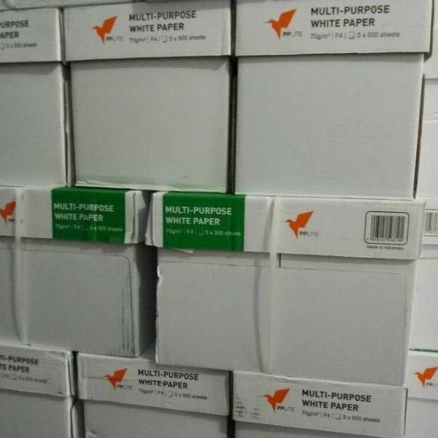 

Limited! Kertas F4 70Gr Pp Lite (Rim) / Kertas Hvs Folio 70Gr Pp Lite
