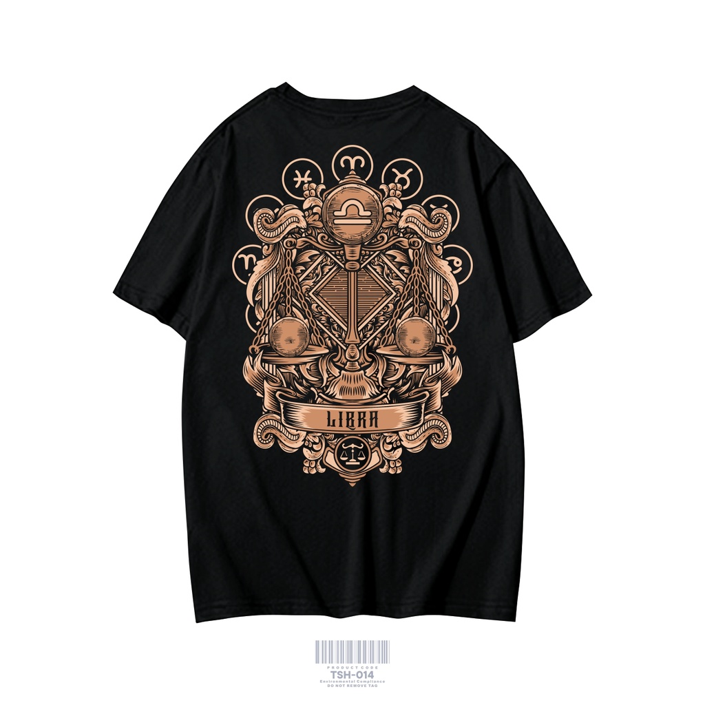 KAOS ZODIAK LIBRA NEW EDITION KAOS PAKAIAN PRIA