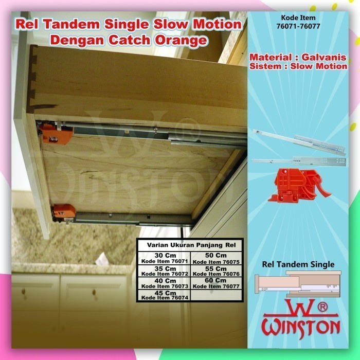 Laci Rel Laci Tandem Winston 60 Cm Single Extention Slowmotion / 76077