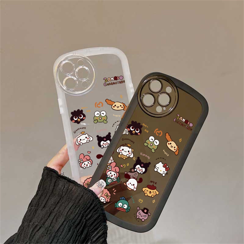 IPHONE Case Sanrio Lucu Untuk Iphone13 13 PRO 13 PRO MAX IPhoneX XR XS MAX 6 6S 7 8 Plus SE 2020 Kartun Hewan Lembut Silikon Phone Case Cover