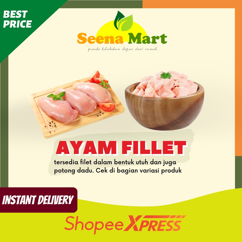 

Ayam Filet Ayam Fillet Potong Dadu Filet Ayam Daging Ayam Tanpa Tulang Tanpa Kulit Pasar Lampung