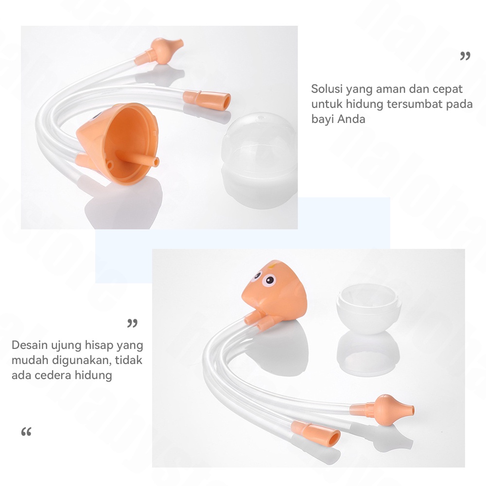 Halo Baby penyedot ingus bayi Nasal Aspirator Alat Sedot/Alat sedot ingus bayi Hidung Bayi  Import Model Selang