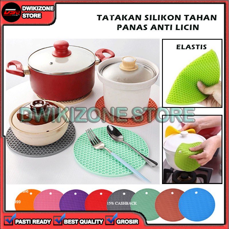 [GROSIR] TATAKAN ALAS PANCI WAJAN PENGGORENGAN TAHAN PANAS ANTI SLIP SILICONE SILIKON