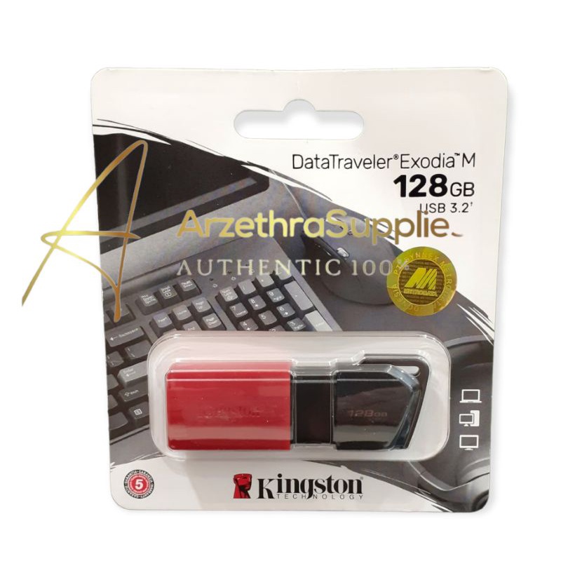 Flashdisk Kingston EXODIA M USB 3.2 128GB (Metrodata)