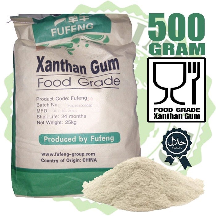 XANTHAN GUM Food Grade (Xanthan Gum,Xantan Gum,Xantham) 500gram