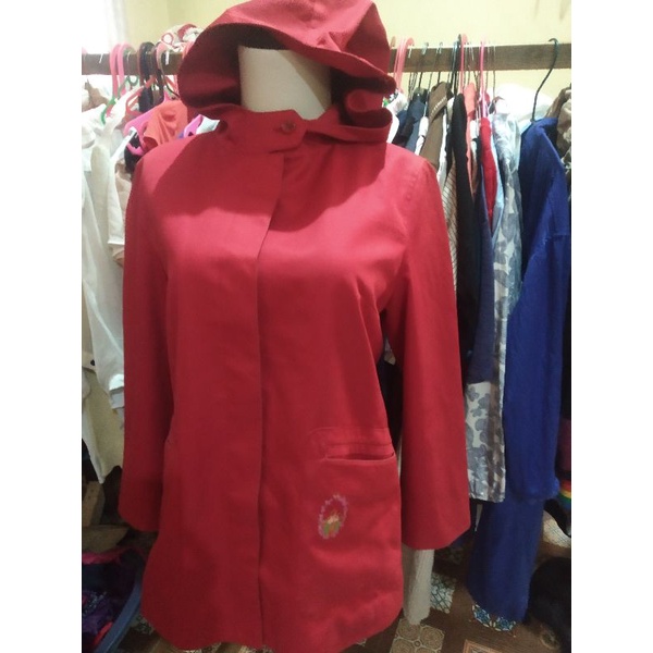 JAS HOODIE WANITA MERAH PRELOVED