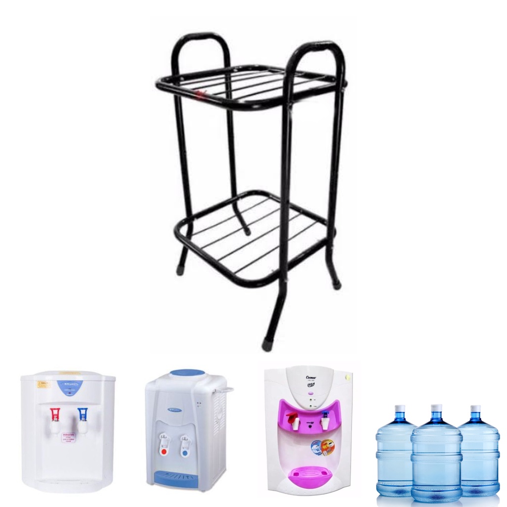 Rak Dispenser Stainless Rak Galon Kaki Dispenser Dudukan Dispenser Tempat Dispenser Air