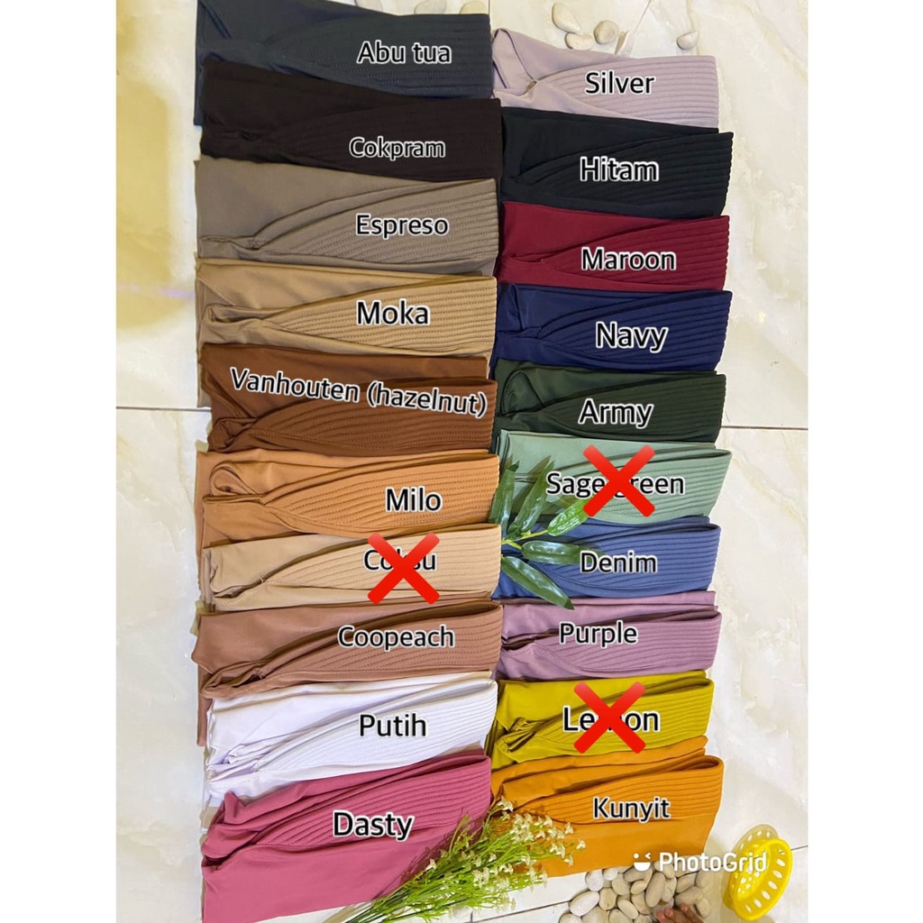 Jilbab Bergo Sport Instant LUNA Pet Murah hijab Bergo Instant Murah