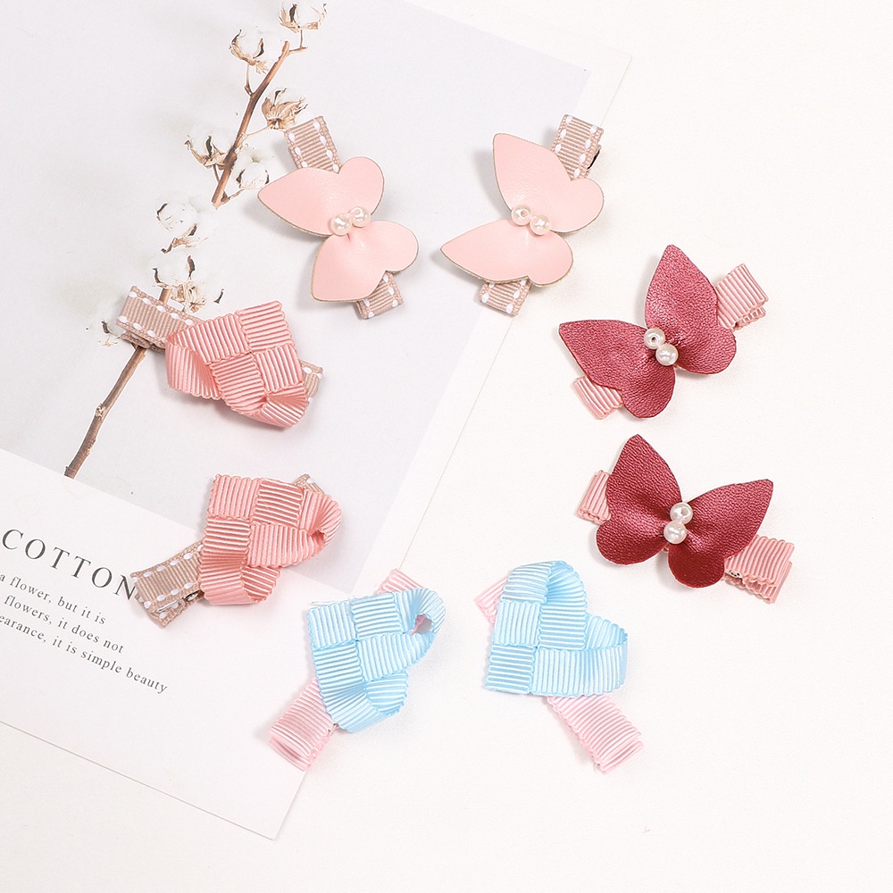 KOREAN STYLE CUTE FLOWER LOVE BUTTERFLY RIBBON HAIRPIN JEPIT RAMBUT ANAK BAYI JAPANESE BUNGA PITA SIMPUL KUPU-KUPU BOW KNOT SOFT PASTEL COLOR GIRL PEARL AKSESORIS PEREMPUAN CEWEK KAIN LACE RENDA KOREA
