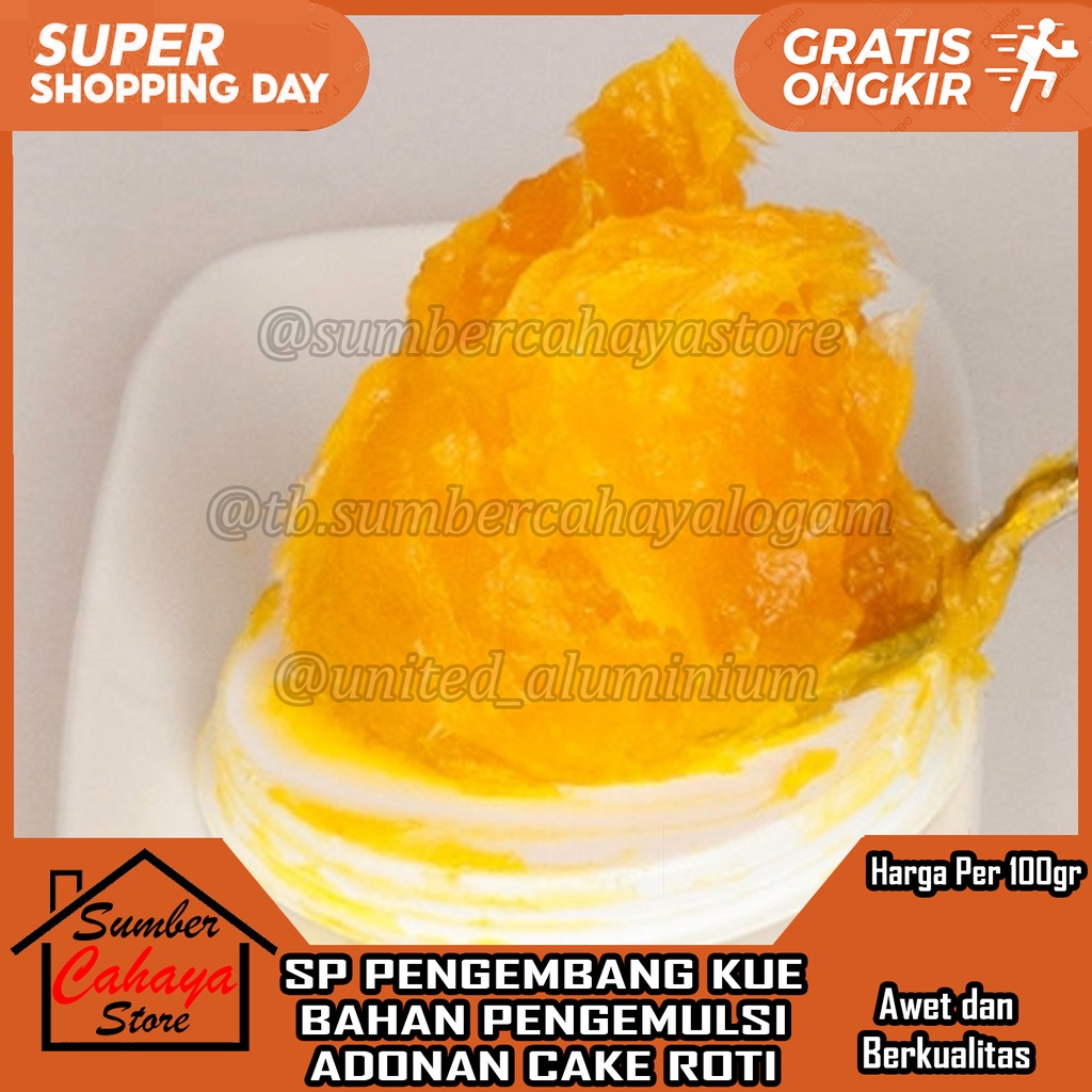 

SP SPONGE 28 CAKE EMULSIFIER 100GR 250GR PELEMBUT KUE IMPROVER BAHAN PENGEMULSI ADONAN MAKANAN ROTI BOLU PENGEMBANG TBM OVALET OVAL KOEPOE KUPU REPACK ECER KILOAN 100 250 GRAM BAKING MIX CAMPURAN POWDER SODA RYOTO ESTER PUTIH TELUR