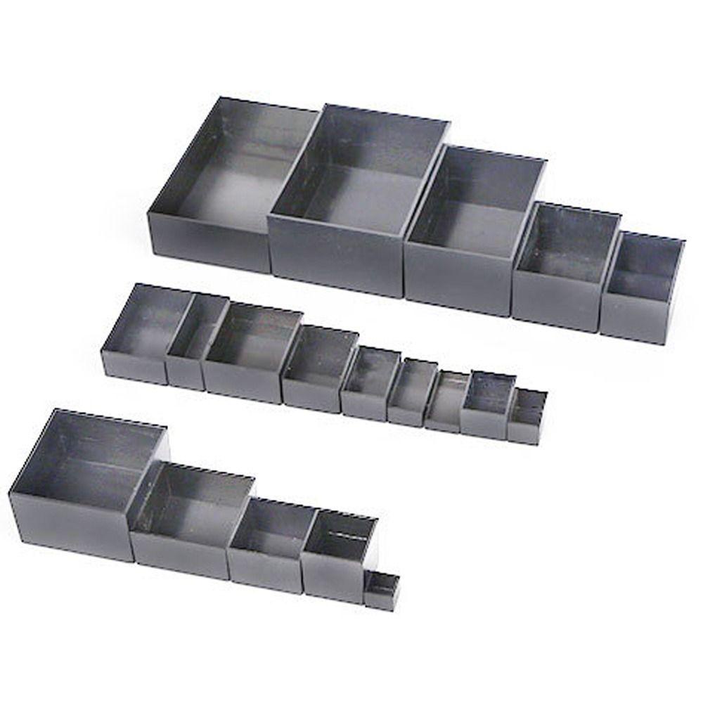 Populer 4pcs Kotak Proyek Elektronik Hitam ABS Plastik Kualitas Tinggi Instrumen Case