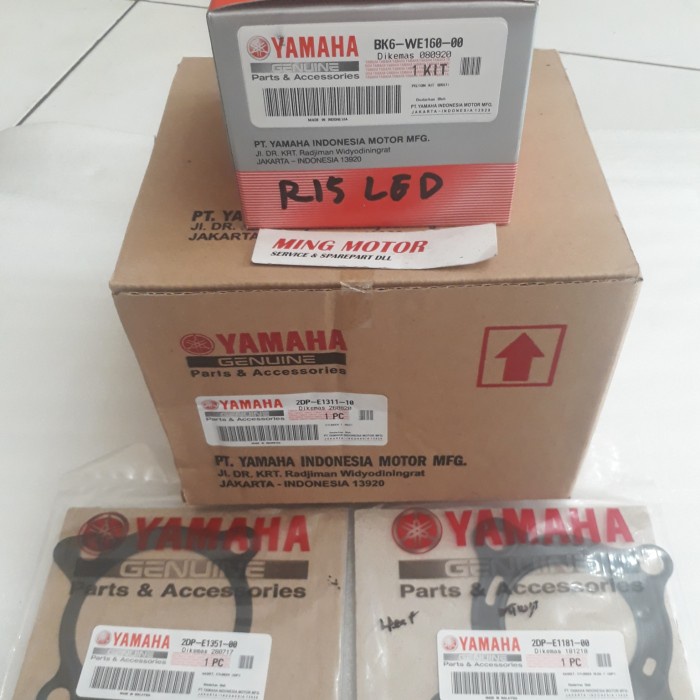 Blok seher N Max piston kit R15 V3 Led 2DP BK6 asli Yamaha