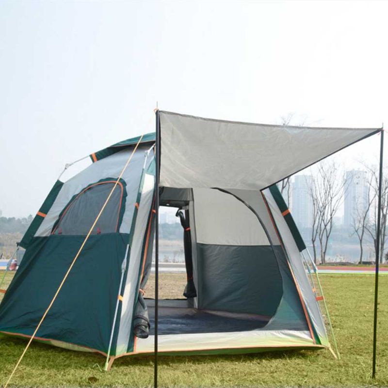 Tenda Camping Buka Otomatis Kapasitas 5 8 Orang Tenda Camping Keluarga Family Tent