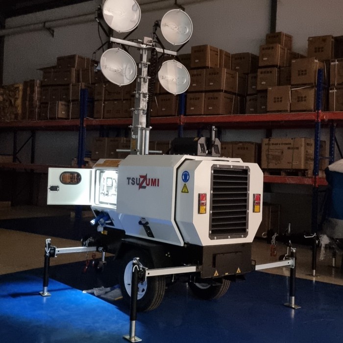 Genset Tower light TSUZUMI LT9H Model Trailer TOWERLIGHT automatic DP