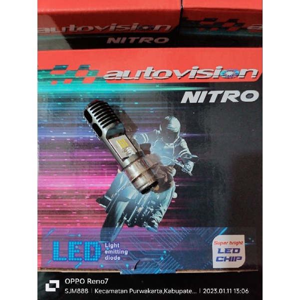 lampu led autovision motor shogun/smash/satria fu/mio/miosmile/beat/vario/revo/blade