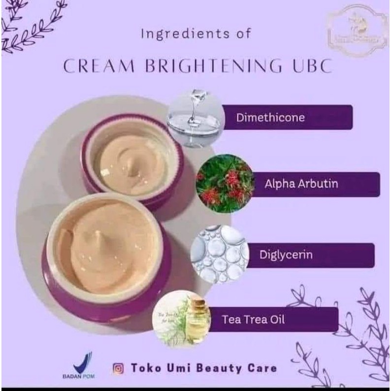 ECER CREAM UBC by UMI ALFATIH BPOM