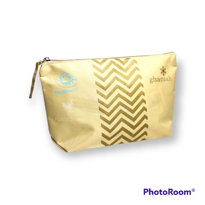 POUCH COKLAT PROBEAUTY - DOMPET COKLAT PROBRAUTY - DOMPET COKLAT - DOMPET PROBEAUTY - TAS PROBEAUTY 