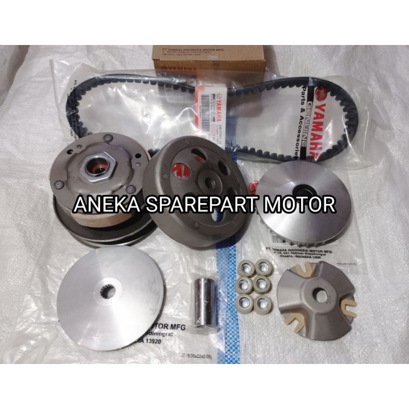 PAKET KOMPLIT PULLY ASSY CVT XEON KARBU 44D FULL CVT XEON KARBU 44D