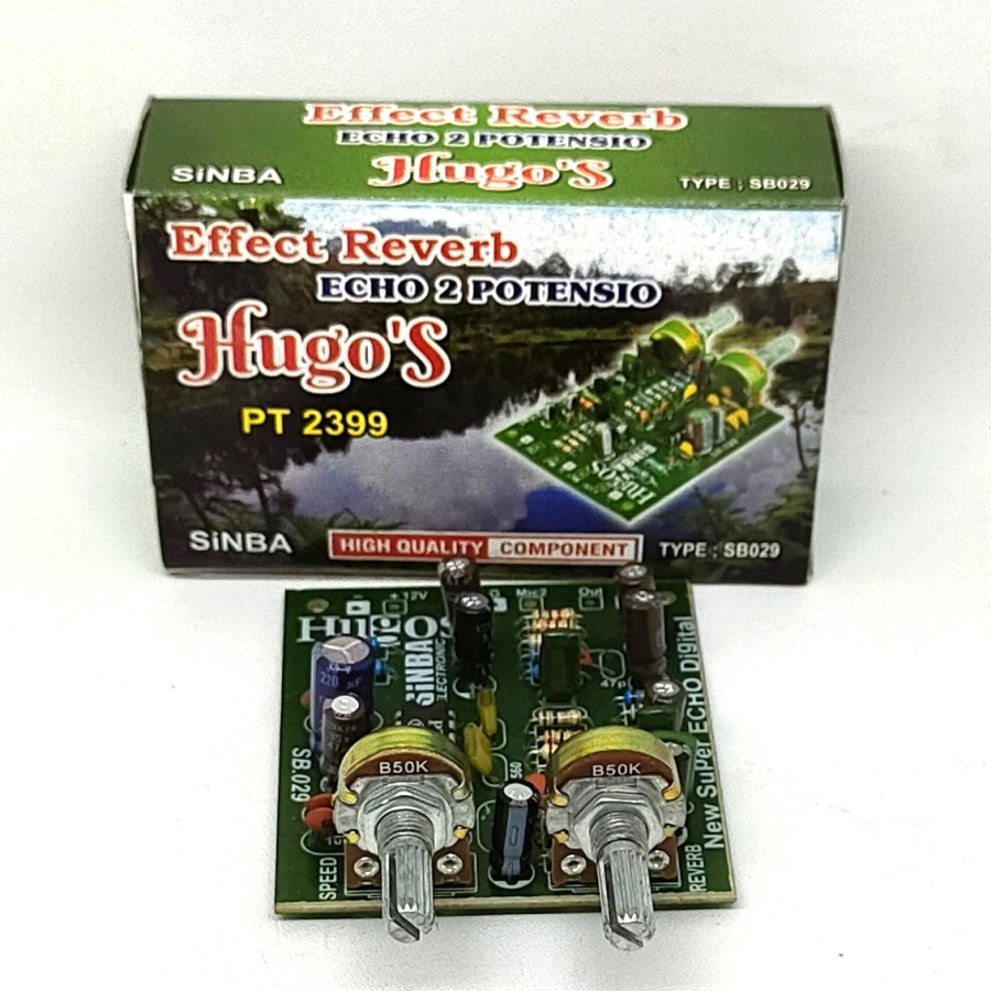 Keka'Store Kit Echo Effec Reverb Pt2399 + 2 Pam Pre Amp Mic Hugos