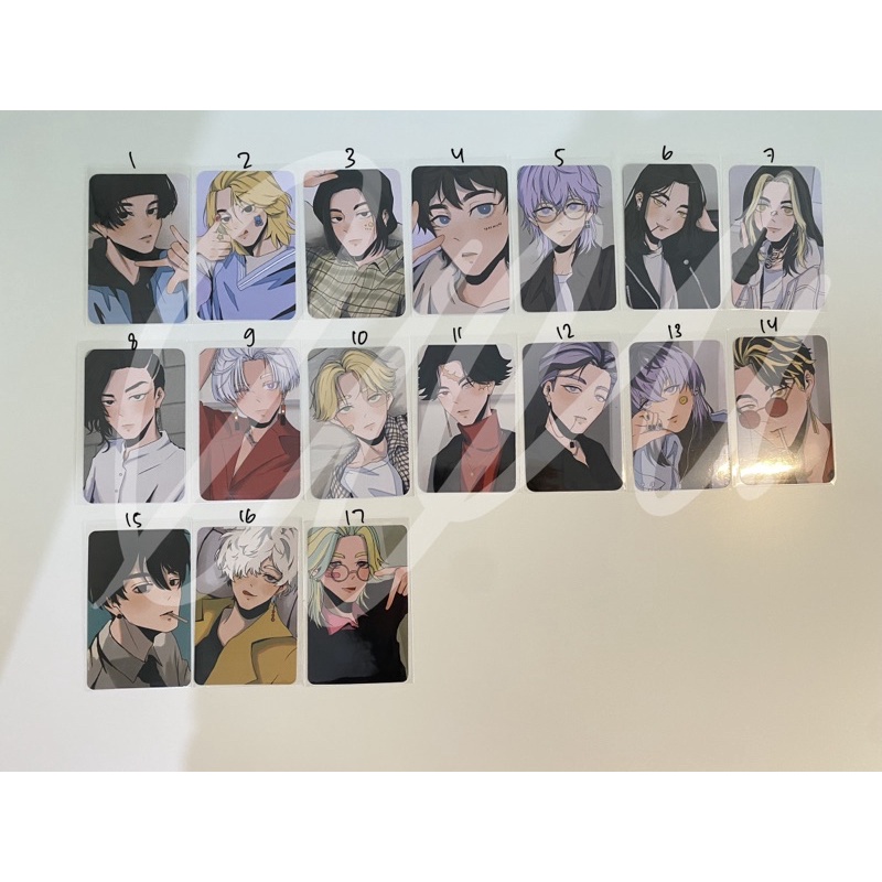 [BACA DESKRIPSI] PRELOVED POSTCARD PHOTOCARD ANIME KERTAS GANTENG HAIKYUU JUJUTSU KAISEN TOKYO REVEN