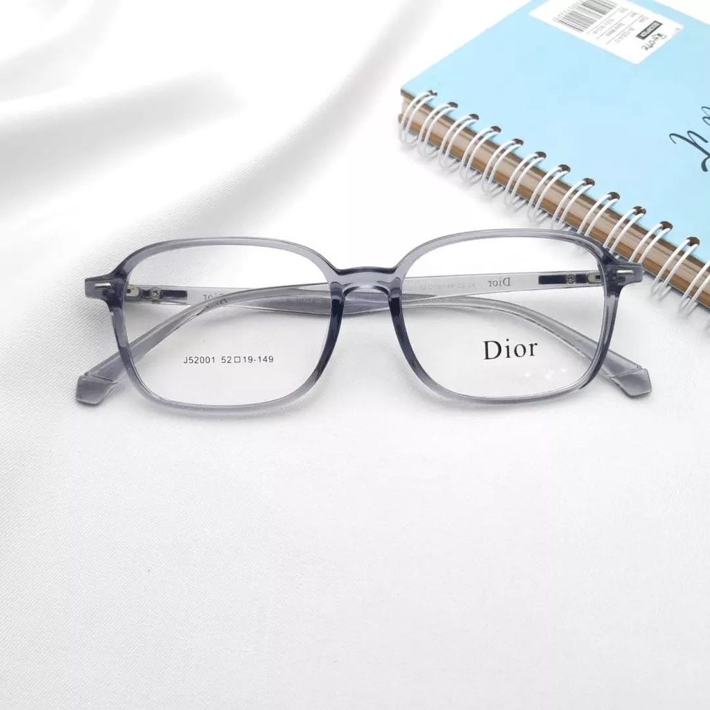 KACAMATA DIOR 1709 BISA GANTI LENSA ANTI RADIASI BLURAY PHOTOCROMIC BLUCROMIC