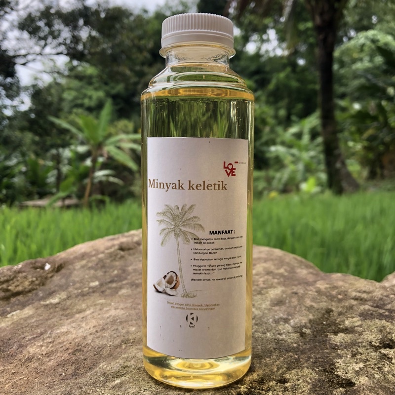 

MINYAK KELAPA (keletik/kelentik) coconut cooking oil KONOL kemasan 250ml