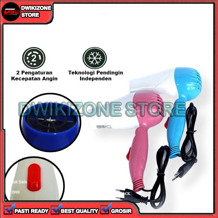 [GROSIR] HAIR DRYER PENGERING RAMBUT LIPAT MINI PORTABLE