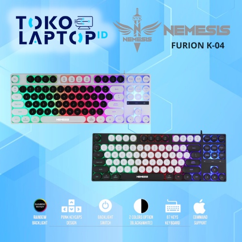 NYK Nemesis Furion K04 / K-04 Membrane Gaming Keyboard