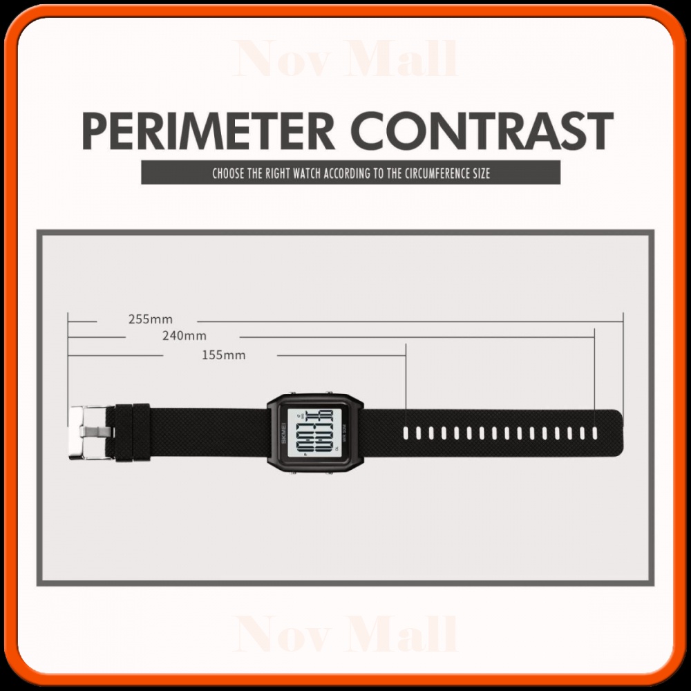 SKMEI Jam Tangan Pria Digital Sport Watch Alarm Waterproof 50 M - 1866