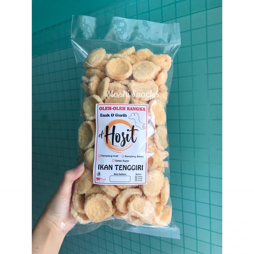 

Kerupuk / Kemplang Goreng Ikan Tenggiri Bantet HOSIT 500gr Asli Bangka / Krupuk Bantet Bangka Enak Belinyu