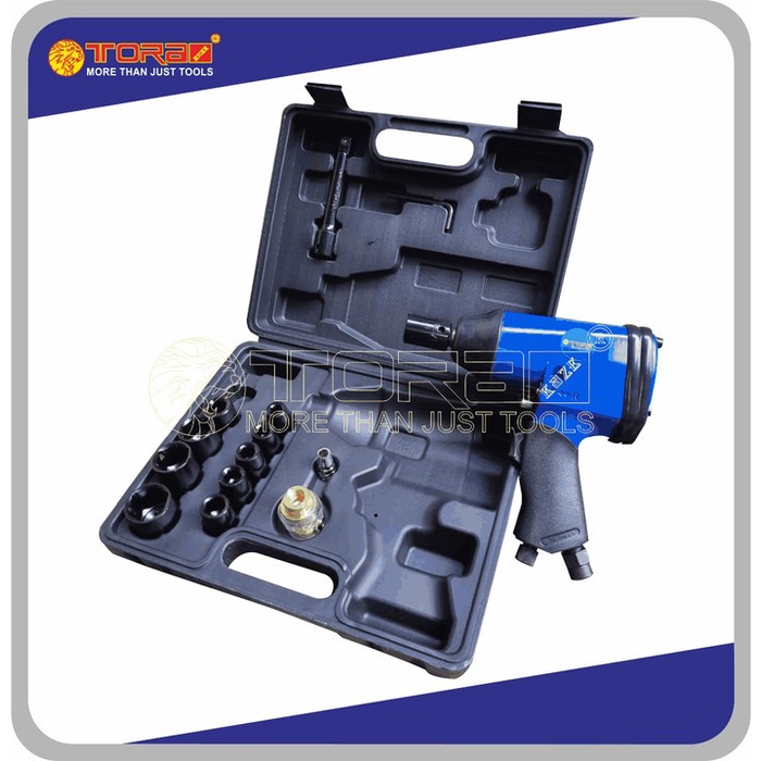 TORA Air Impact Set Bor Baut Obeng Angin Kompresor 1/2 Inch KIT