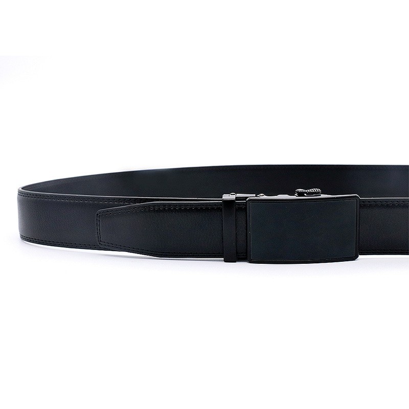 [COD] IKAT PINGGANG PRIA BAHAN PU LEATHER IMPORT TEBAL MODEL REL KOREAN FASHION BELT SABUK COWOK IKAT PINGGANG KERJA HITAM