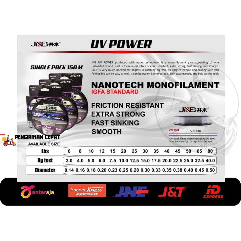 SENAR JNB UV-POWER JNB UV POWER 150 METER