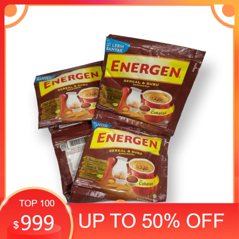 

ENERGEN SEREAL COKLAT 32g KEMASAN BARU PROMO MURAH