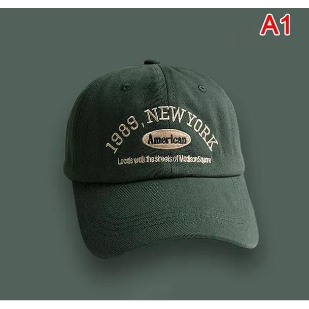 Topi Pria Wanita COD Bordir 1989 New York Distro Dewasa