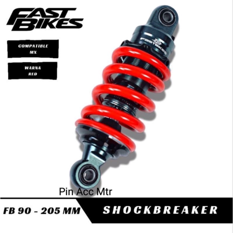 SHOCK MONOSHOCK BELAKANG JUPITER MX Old/MX New /MX KING PNP UK 205MM FASTBIKES/AKAI RACING ORIGINAL