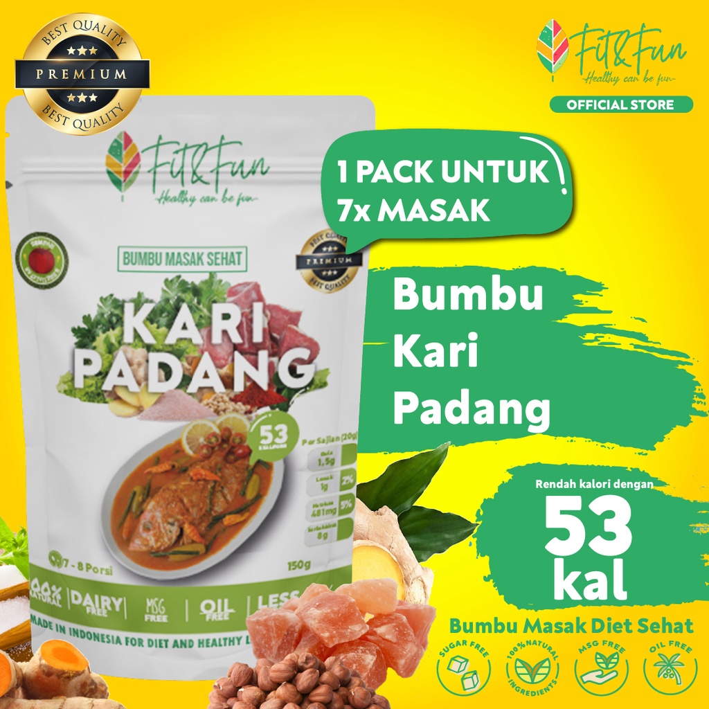 

Fit and Fun Bumbu Masak Diet Sehat Kari Padang