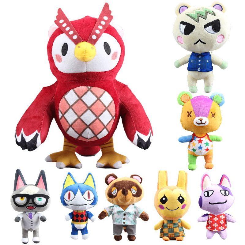 Animal Crossing 30cm/11.8in Mainan Mewah Jahitan Boneka Bob Marshal Celeste Stuffed