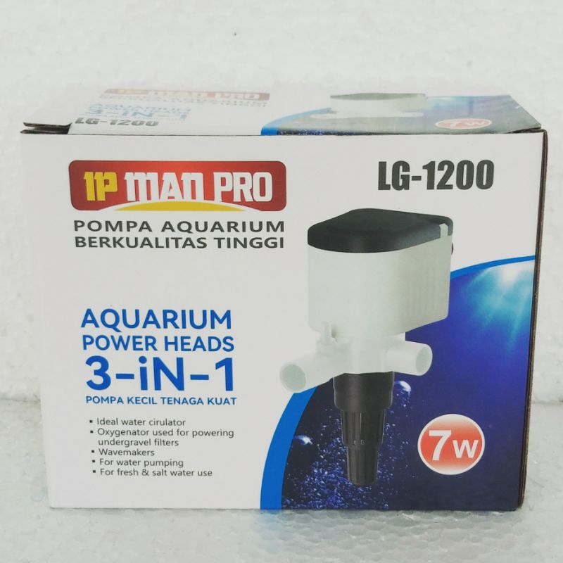 mesin pompa celup  IP MAN PRO LG 1200 power heads ph aquarium kolam waterpump  filter akuarium water pump kolam