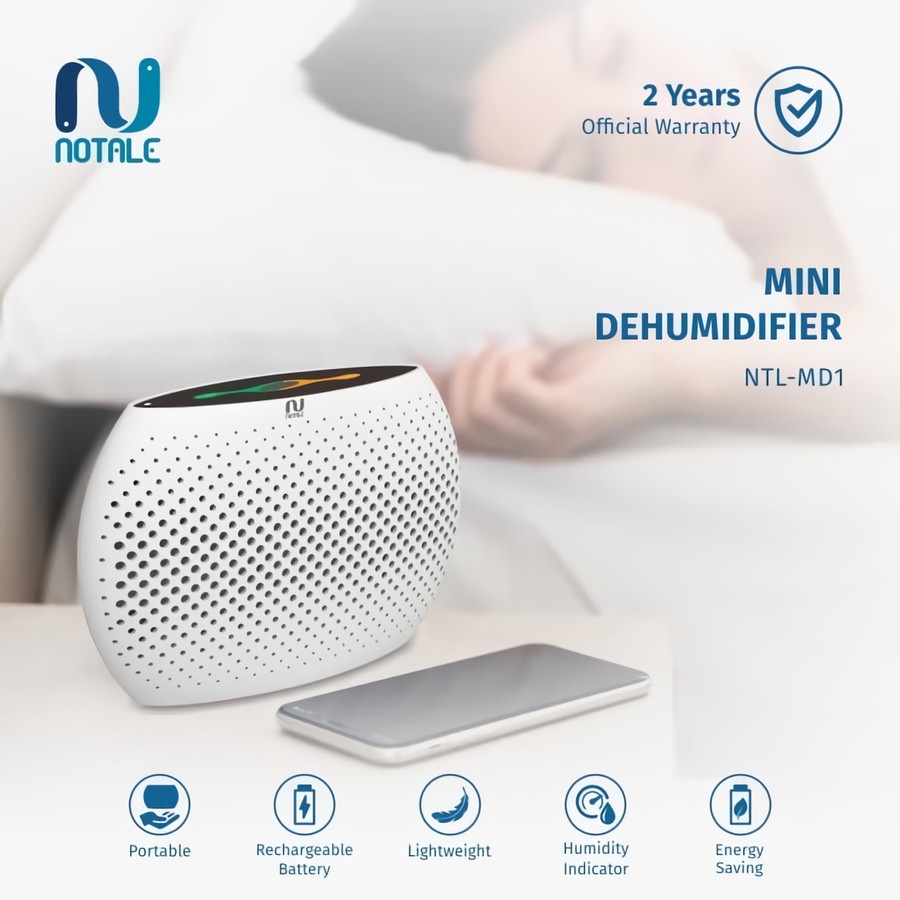 NOTALE MINI DEHUMIDIFIER AIR DRYER SERAP KELEMBAPAN DRY HUMIDIFIER