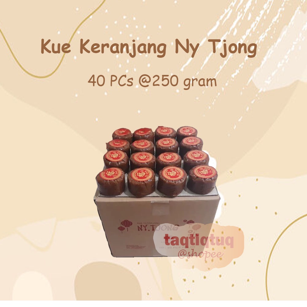 

Kue Keranjang Ny Tjong Halal 1 Dus 40 Pcs 250 Gram 10 kg Dodol Imlek Dodol Cina Kue Cina Kue Imlek Jenang China Kue Bakul Chinese Cake Kue Kranjang Makanan Khas Imlek Sincia Thiam Pan Nian Gao Ti Kwee Bingkisan Imlek